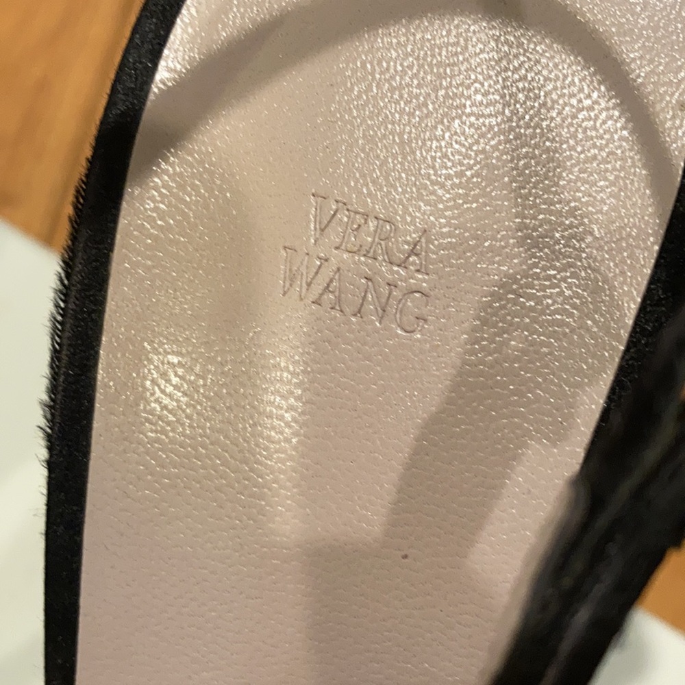 Vera Wang black lace high heels stiletto shoes❤️ - Picture 4 of 7